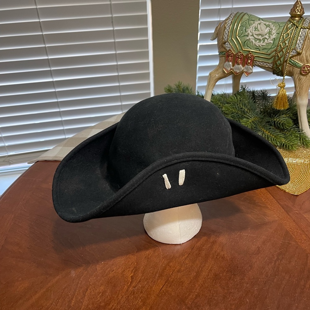 Rare Pirate Tricorne Captain wool